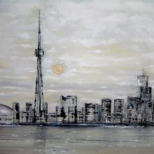 Toronto CN Tower Lake View